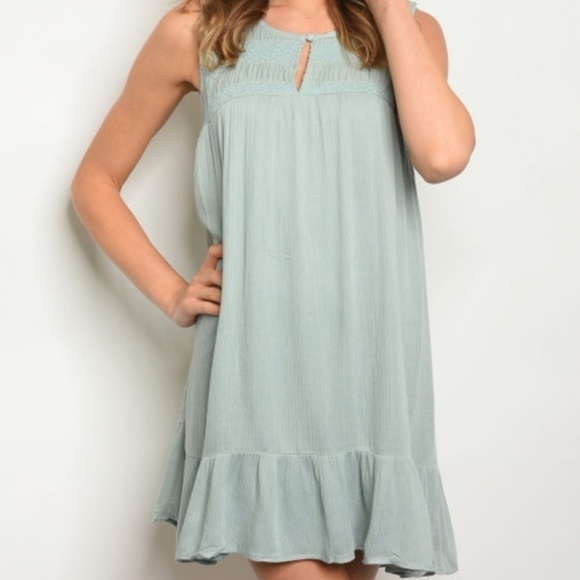 Sage Tunic Dress - Picture 1 of 2